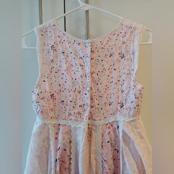 Girls' Floral Panel Dress - Picture 3 of 14